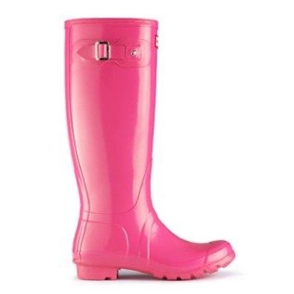 Tall Pink Hunter Rainboots - Picture 2 of 2